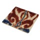 PRATO QUADRADO  C/ DESENHO IKAT 24CM
