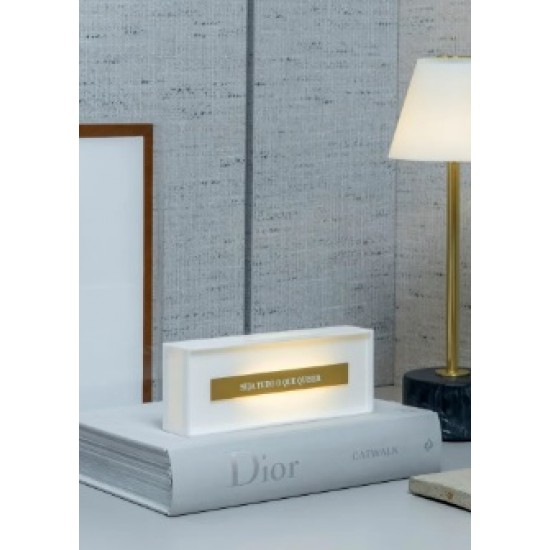LUMINARIA CAIXINHA INSPIRAÇAO - SEJA TUDO O QUE QUISER LUMINARIA CAIXINHA INSPIRAÇAO - SEJA TUDO O QUE QUISER