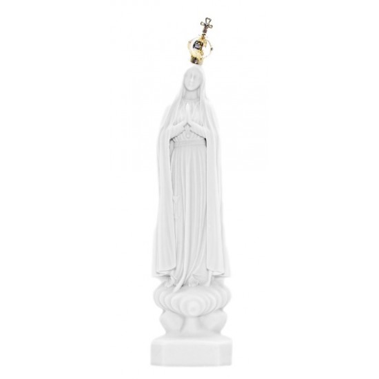 IMAGEM N.SRA DE FATIMA C/COROA DOURADA 28CM IMAGEM N.SRA DE FATIMA C/COROA DOURADA 28CM