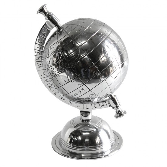 GLOBO DECOR EM  PRATEADO