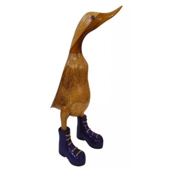 PATO DECOR BOTAS AZUL 50CM