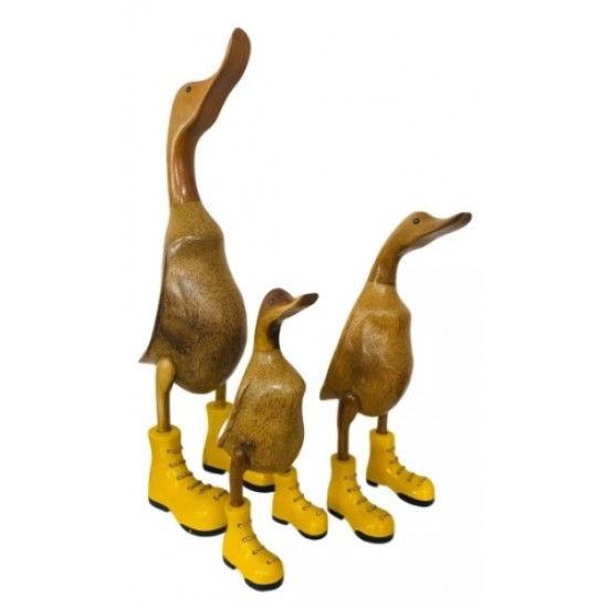 PATO DECOR BOTAS AMARELA 35CM