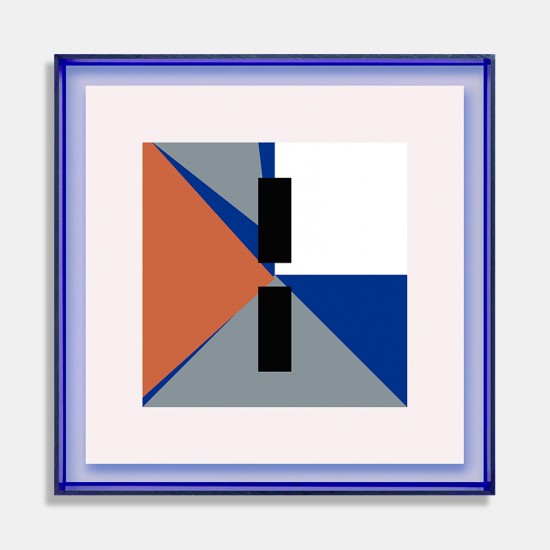 QUADRO ACRYLIC WALL AZUL 35X35CM QUADRO ACRYLIC WALL AZUL 35X35CM