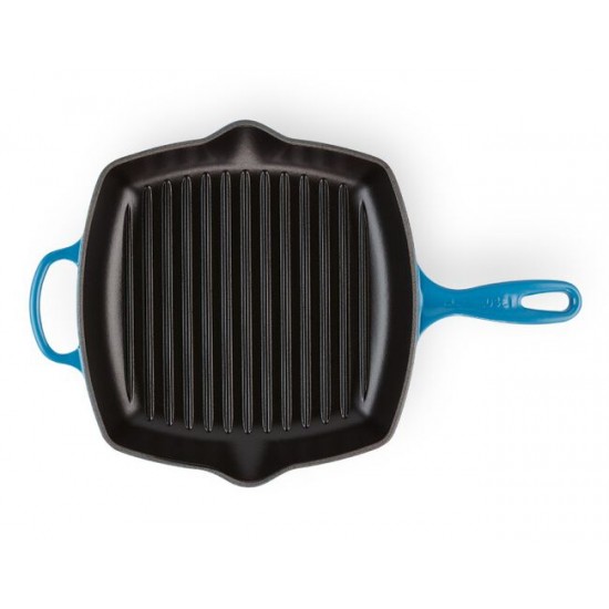 GRELHA QUADRADA AZUL MARSEILLE 26CM - LE CREUSET GRELHA QUADRADA AZUL MARSEILLE 26CM - LE CREUSET