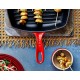 GRELHA QUADRADA VERMELHA 26CM - LE CREUSET