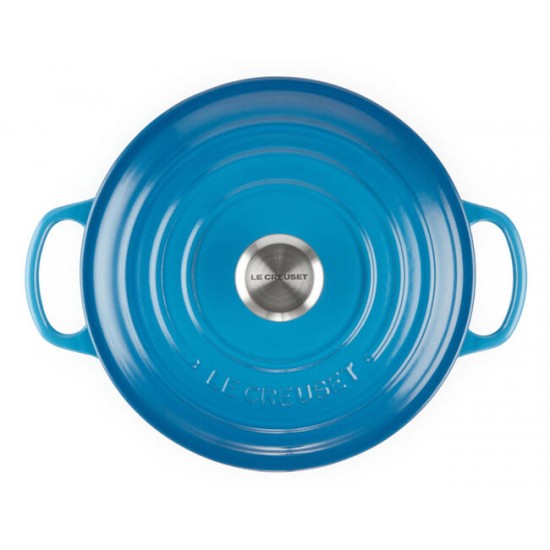 PANELA REDONDA AZUL MARSEILLE 22CM - LE CREUSET PANELA REDONDA AZUL MARSEILLE 22CM - LE CREUSET