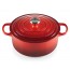PANELA REDONDA VERMELHA 22CM - LE CREUSET