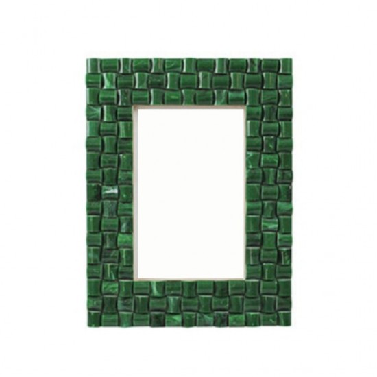 PORTA RETRATO EM RESINA VERDE 10X15CM