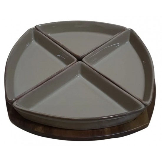 CJ DE PORTA APERITIVOS DE CERAMICA