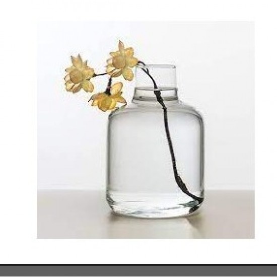 VASO GARRAFA DE VIDRO 14X10CM