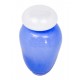 VASO DE VIDRO AZUL C/ TAMPA VASO DE VIDRO AZUL C/ TAMPA